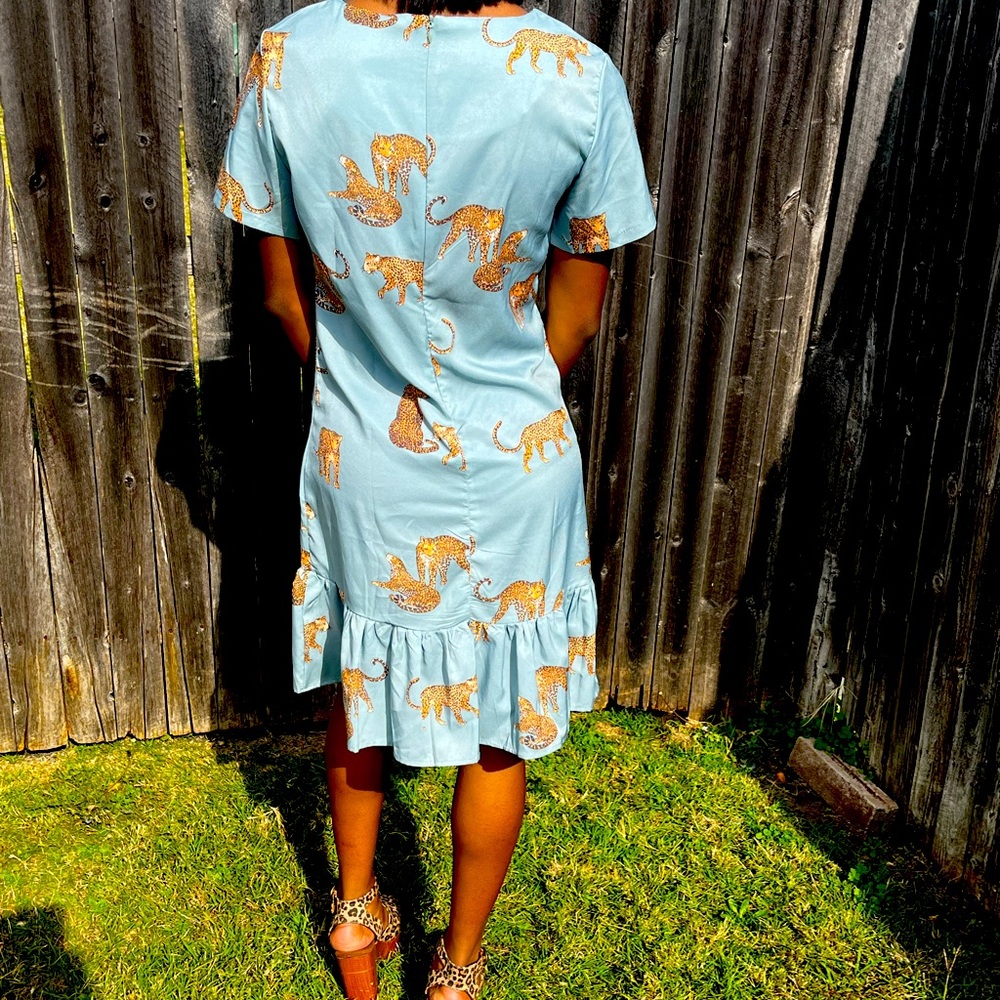 SHEIN leopard dress